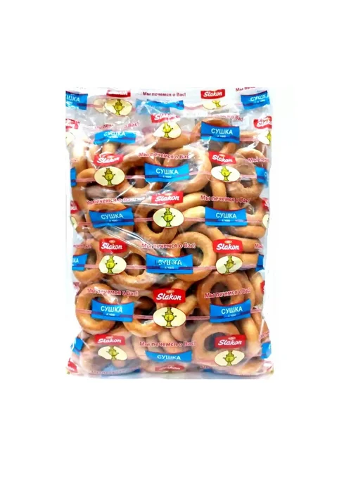 Slakon Сушки к чаю без пальмового масла, 500 г, 500 г, в упаковке 1,1 кг, фото 3