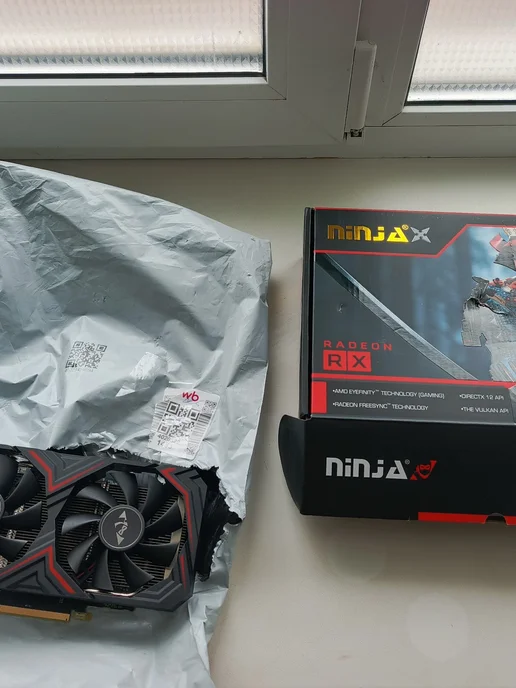 Ninja (Sinotex) Видеокарта RX 580 4 ГБ RTL (AJRX58045F), 4 ГБ, фото 3