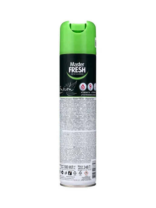 MASTER FRESH Освежитель для туалета Морской бриз 300 мл, 300 мл, фото 2