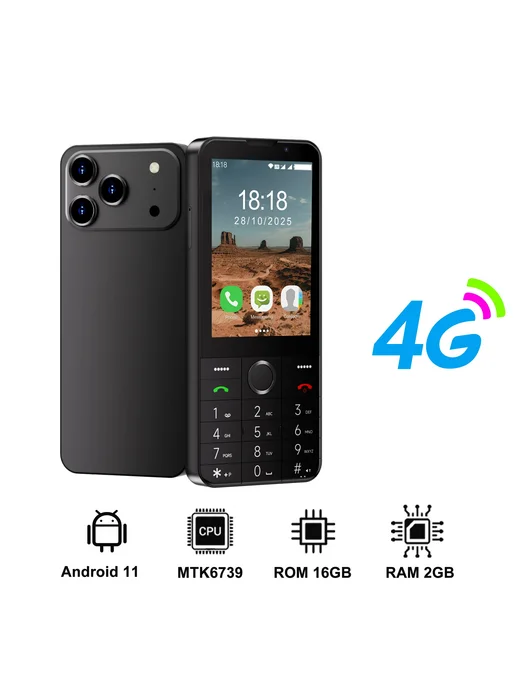 SERVO Сенсорный экран Android-смартфон 4G LTE Dual SIM-карта, 4 г