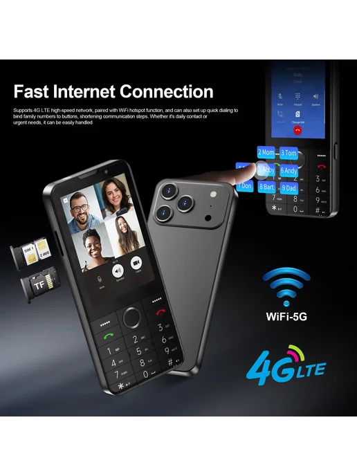 SERVO Сенсорный экран Android-смартфон 4G LTE Dual SIM-карта, 4 г, фото 4