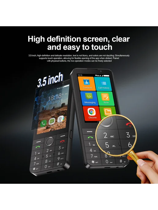 SERVO Сенсорный экран Android-смартфон 4G LTE Dual SIM-карта, 4 г, фото 5