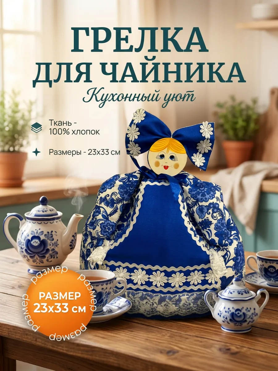 Грелка на чайник Матрёшка