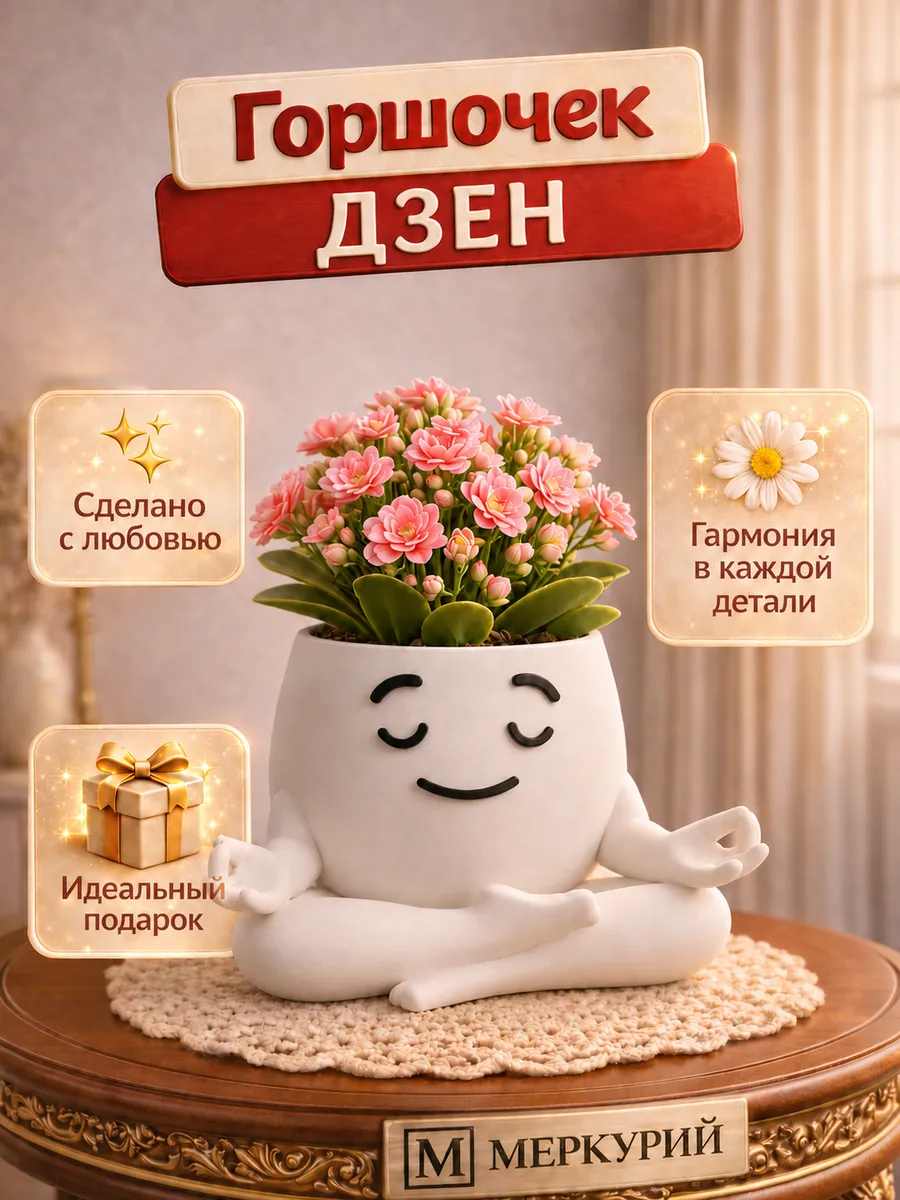 Горшок для цветов кактусов алое и суккулентов