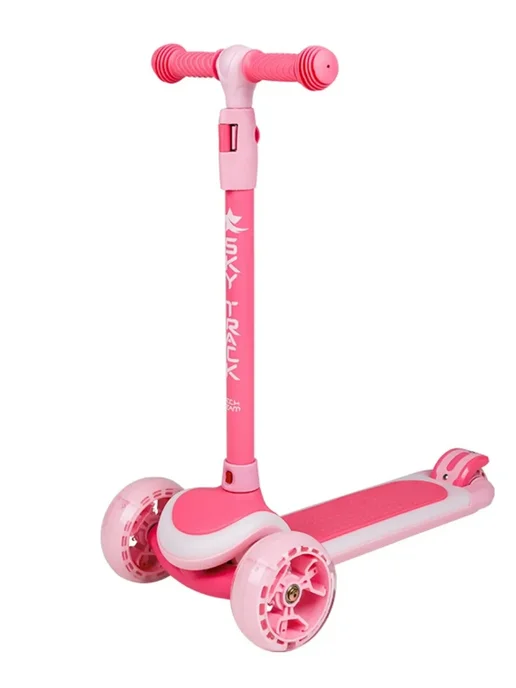 TechTeam Самокат детский Sky track, pink, голубой