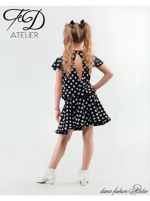 FD-atelier Топ для танцев, черный, фото 3