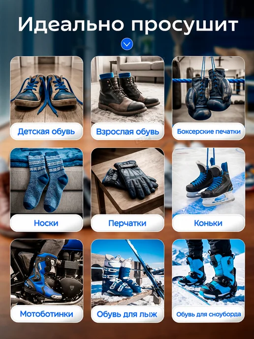 Сушилка для обуви электрическая с таймером, белый, фото 4