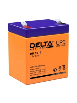 Delta аккумуляторная батарея для ИБП HR 12-5 12 B 5Ач
