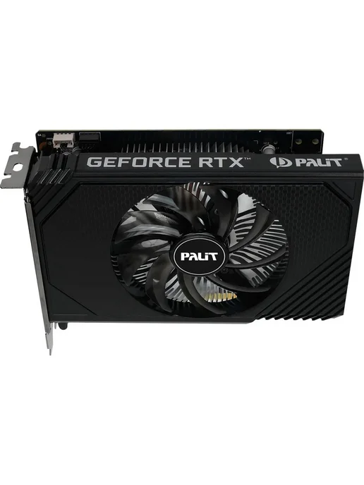 Palit Видеокарта Nvidia StormX GeForce RTX 3050 6GB GDDR6 1FAN, 6 ГБ, фото 6