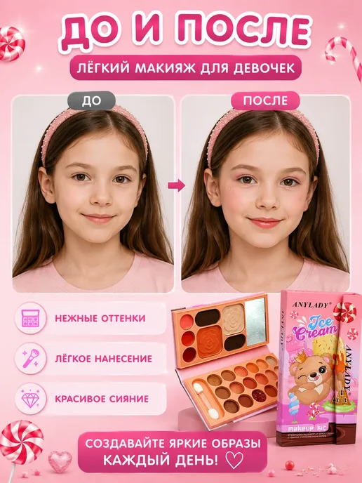 Захи 3 Набор теней для век палетка, белый, фото 3