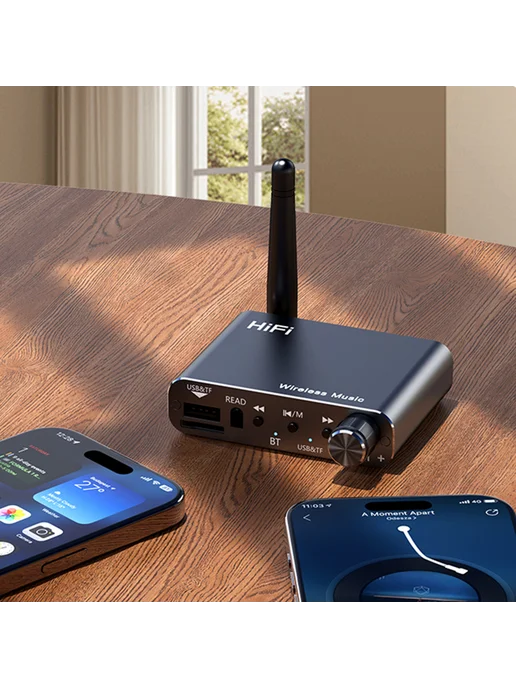 BT 5.4 Bluetooth ресивер 3.5 мм AUX беспроводной для TV, авт, вариант, фото 5
