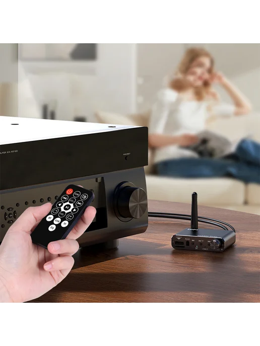 BT 5.4 Bluetooth ресивер 3.5 мм AUX беспроводной для TV, авт, вариант, фото 6