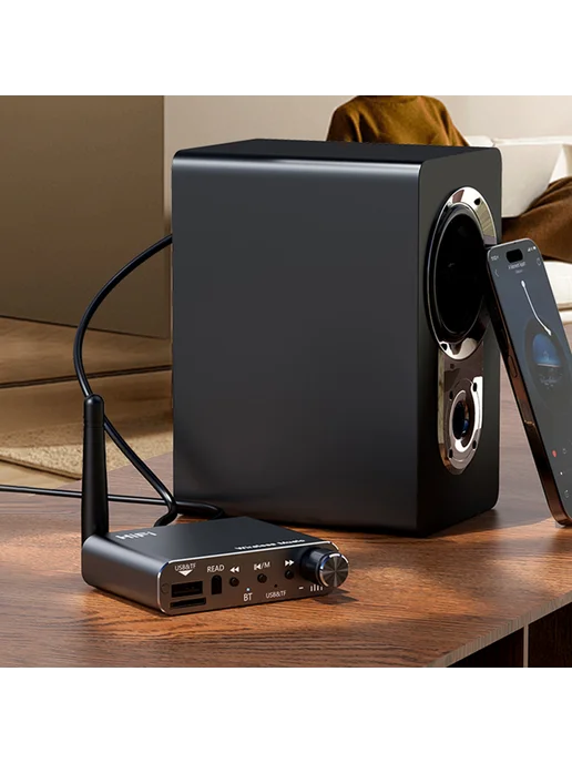 BT 5.4 Bluetooth ресивер 3.5 мм AUX беспроводной для TV, авт, вариант, фото 7
