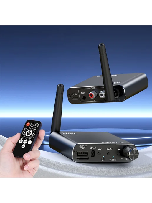BT 5.4 Bluetooth ресивер 3.5 мм AUX беспроводной для TV, авт, вариант, фото 8