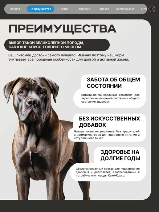 Сухой корм QUATTRO Кане Корсо для собак, лосось, 12 кг, фото 2