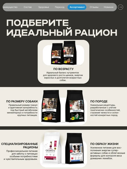 Сухой корм QUATTRO Немецкая Овчарка для собак, лосось, 12 кг, фото 7