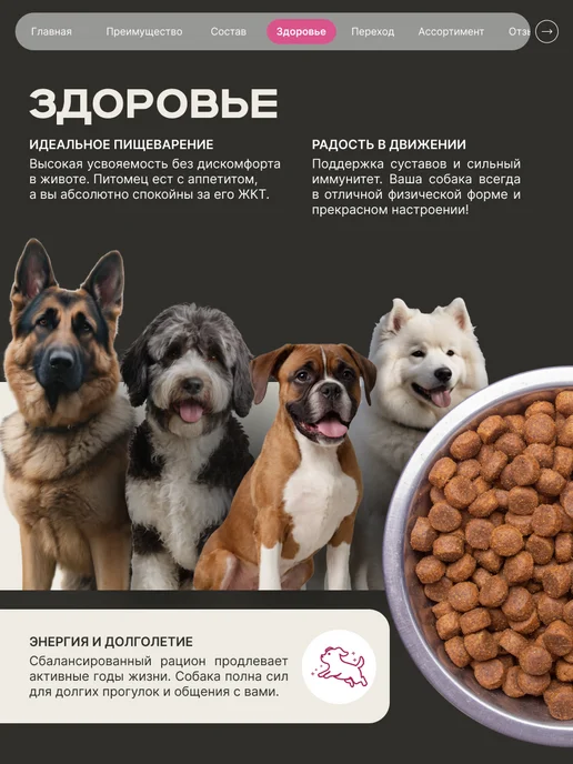 Сухой корм QUATTRO Алабай для собак, говядина, 12 кг, фото 5