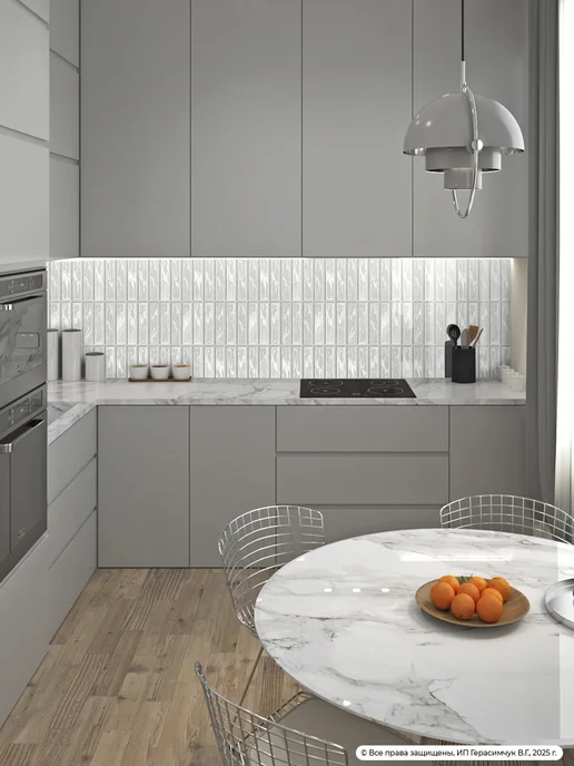 AMODECOR Самоклеящиеся панели для кухни фартук 60х30см ПВХ 30 шт, 30 шт, фото 3