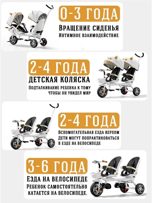 Двойная складная тележка, зеленый, фото 6