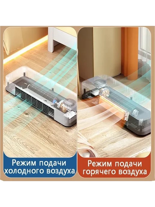 Настенный кондиционер для отопления и охлаждения Белый, белый, фото 2