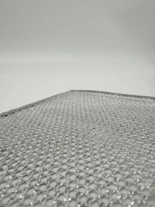 ГКМ3 Металлизированная Двухслойная тряпка, шт.20*20cm, серый, фото 2