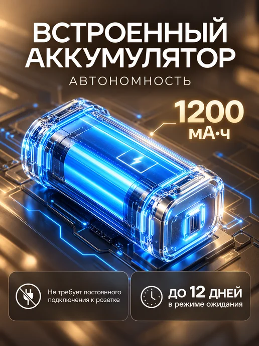Inner Base Камера видеонаблюдения мини WI FI для дома, черный, фото 5