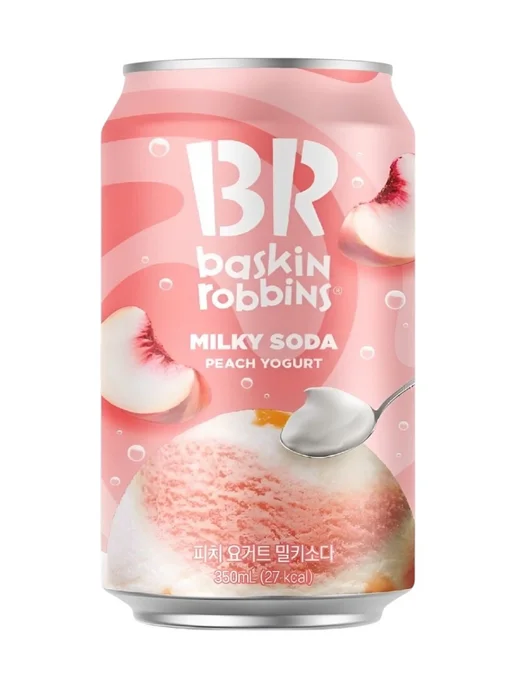 Baskin Robbins Напиток Баскин Роббинс со вкусом персик-йогурт 4шт.*350 мл, 4 шт, 350 мл, фото 2
