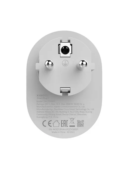 Xiaomi Розетка Mi Smart Plug 2, белый, фото 3